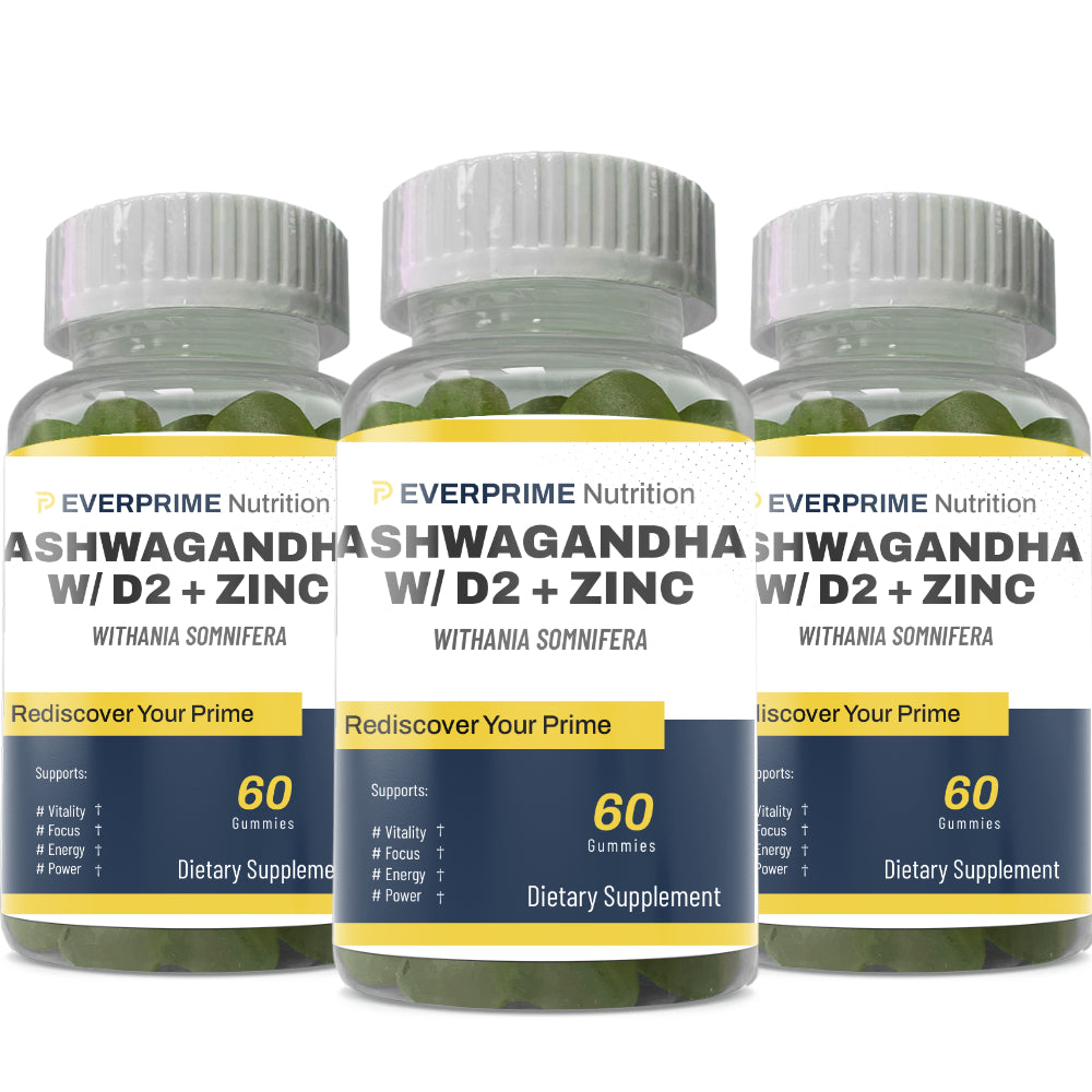 Ashwagandha with D2 + Zinc Gummies